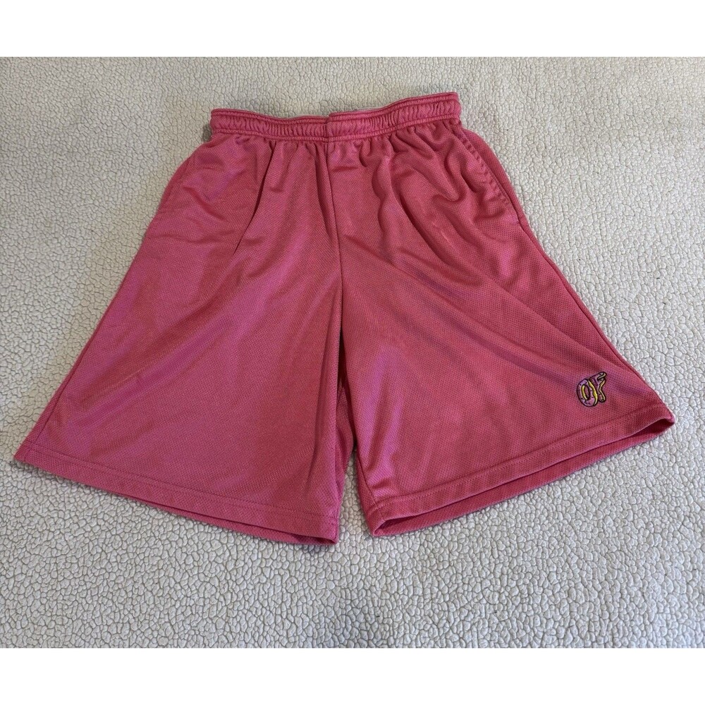 OFWGKTA odd future Pink Basketball Shorts Size Small Flaws